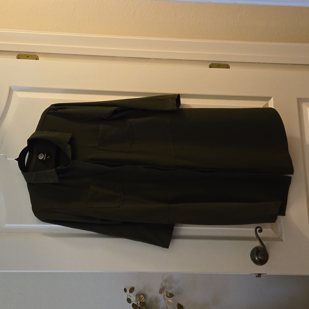 Bobeau olive green dress